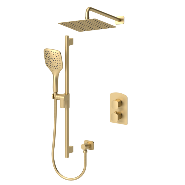 Delano T-Box Kit 2 Functions Thermo Brushed Gold Finish