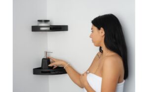 Corner shelf - Austral ll Matte black