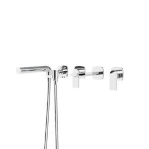 AQUABRASS XPRESS TMR plus wallmount tub filler (chrome) Rough-in not included