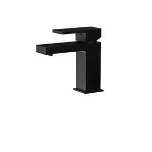 AQUABRASS XPRESS Madison single-hole lavatory faucet (electro black)