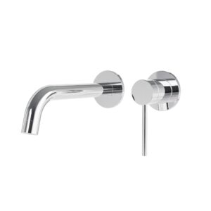 AQUABRASS XPRESS Umix 2-piece wallmount lavatory faucet (chrome) Rough-in not included