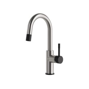 Umix Bar pull-down Kitchen Faucet (Brushed Nickel)