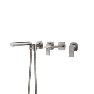 AQUABRASS XPRESS TMR plus wallmount tub filler (brushed nickel) Rough-in not included