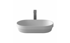 Semi-recessed Washbasin 23 5/8" - Gallia l Matte white