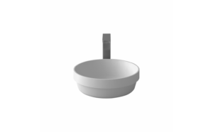 Semi-recessed Washbasin 15 3/4" - Sedna l Matte white