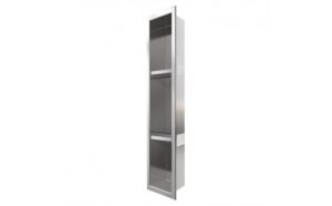 ODASS Shower niche - Leno I (Brushed Nickel) 37" x 7 1/2" x 4"