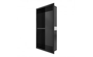 ODASS Shower niche - Misa II (Matte Black) 25 1/8" x 13 1/4" x 4"