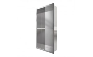 ODASS Shower niche - Misa I (Brushed Nickel) 25 1/8" x 13 1/4" x 4"