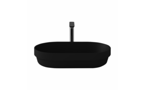 Semi-recessed Washbasin 23 5/8" - Gallia ll Matte black