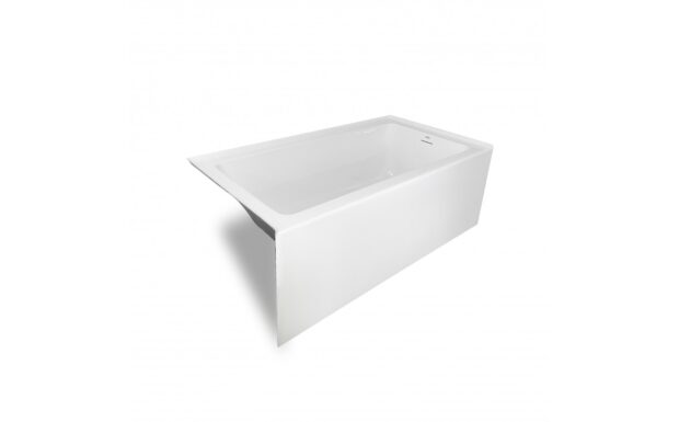 ODASS ALBA Alcove bathtub with apron 60" - Alba I - RIGHT  white