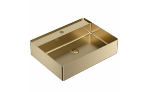 Washbasin 21 5/8" - Elbe ll -brush gold