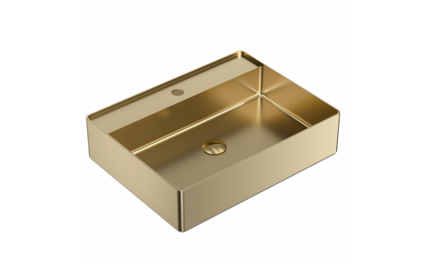 Washbasin 21 5/8" - Elbe ll -brush gold