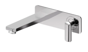 TENZO Delano Wall mount lavatory faucet Drain Not Included Chrome