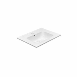 STONETOUCH PORTO 24"  WHITE PORCELAIN VANITY TOP - 1 HOLE ( FOR RUNWAY & DEVILLE 24" VANITY )