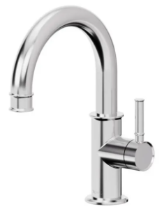 TENZO Alyss Single hole lavatory faucet Chrome, Drain Not included