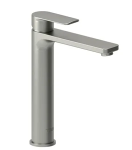 TENZO Delano Tall single hole lavatory faucet BRUSHED NICKEL