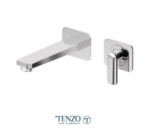 TENZO Delano Wall mount lavatory faucet Drain Not Included Chrome