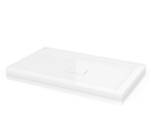 FLEURCO 54X36 ADT 2 LEFT SIDE Base with integrated tile flanges and with concealed center drain