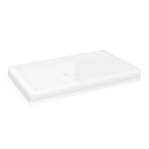 FLEURCO 48X36 ADT RIGHT SIDE Base with integrated tile flanges and with concealed center drain