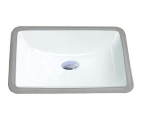 VOGT Vils undermount vitreous china sink, GLOSSY WHITE