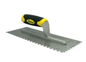 Richard Adhesive trowel, square (1/4 in. x 1/4