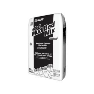 MAPEI 4 to 1 MUD BED MIX - sand-cement mix -Bag : 24,9 kg-55 lbs (Volume pricing available)