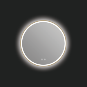 ICO Devnver 24 LED Heated mirror with difogger- brushed bronze