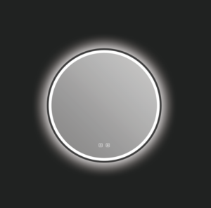 ICO Devnver 24 LED Heated mirror with difogger - matte black