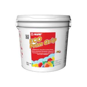 MAPEI ECO PRIM GRIP – Multipurpose, Bond-Promoting Primer 3.5 U.S. gals. (13.2 L) Coverage 525 to 1,050 sq. ft. (Volume pricing available)