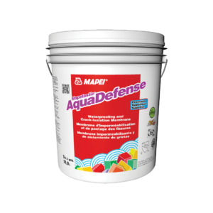 MAPEI Mapelastic AquaDefense Premium Waterproofing and Crack-Isolation Membrane 5gal-18.9lt 300 sq. ft. (27.9 m) 300sqft (Volume pricing available)
