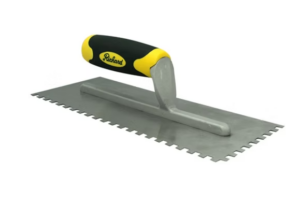 Richard Adhesive trowel, square (1/2 in. x 1/2