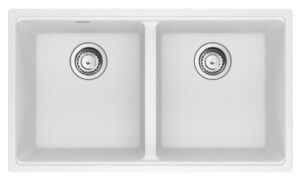 FRANKE - Maris Undermount Double Sink - polar white