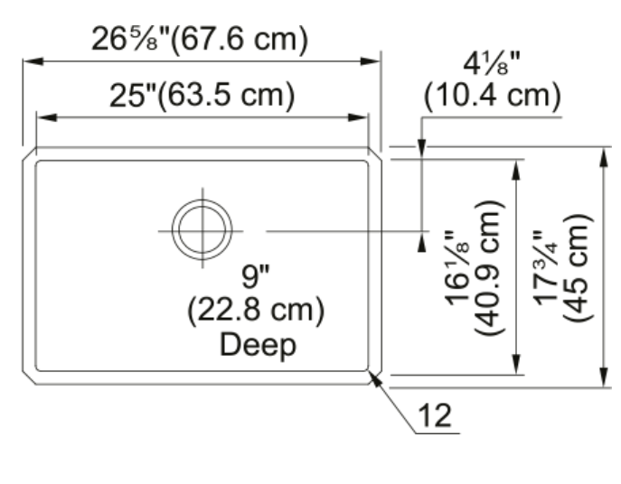 FRANKE - Évier Cube sous comptoir - acier inoxydable