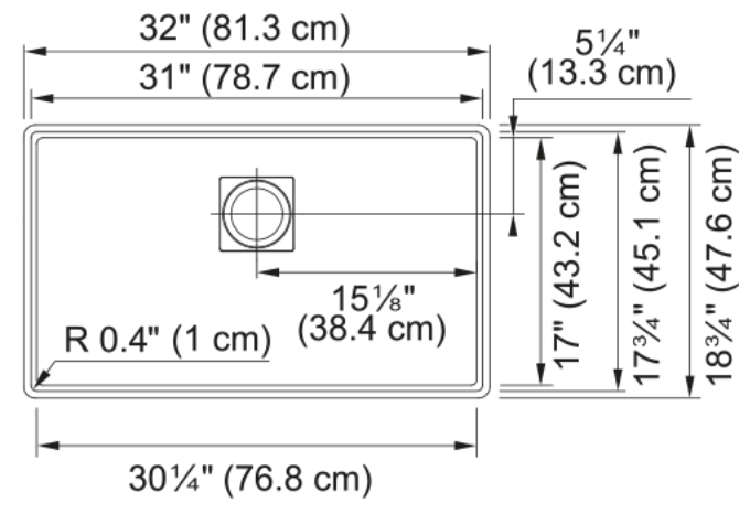 FRANKE - Peak Undermount Sink - onyx