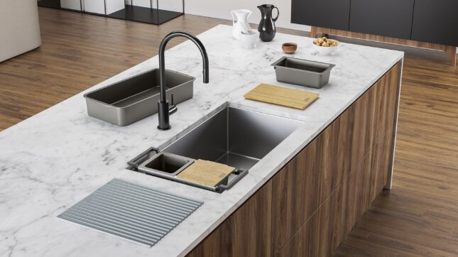 FRANKE - Cube Workcenter Sink - stainless steel