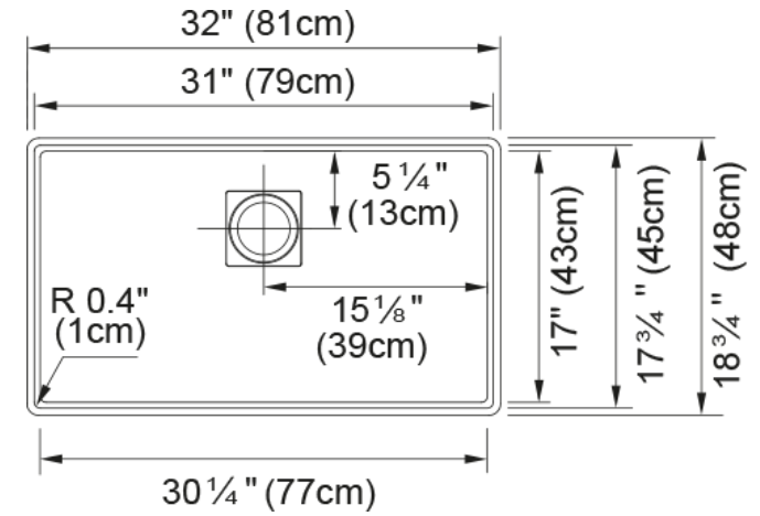 FRANKE - Peak Undermount Sink - champagne