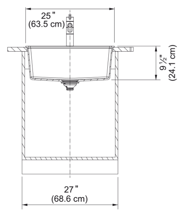 FRANKE - Maris Dual Mount Sink - champagne