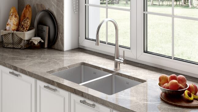 KINDRED Évier Brookmore sous comptoir 30,5 po x 18,1 po.