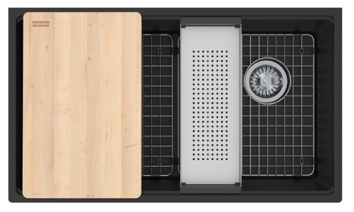 FRANKE - Maris Workcenter Sink - matte black