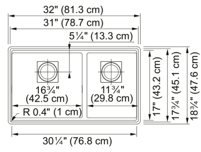 FRANKE - Peak Undermount Sink - matte black