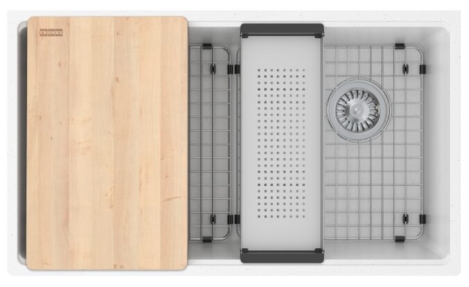 FRANKE - Maris Workcenter Sink - polare white