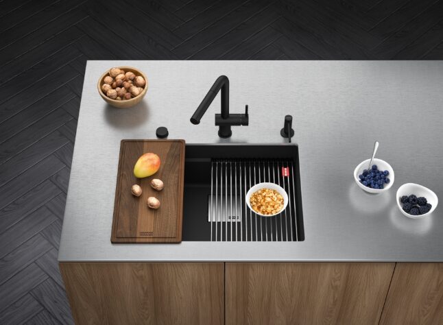 FRANKE - Peak Workcenter Sink - matte black