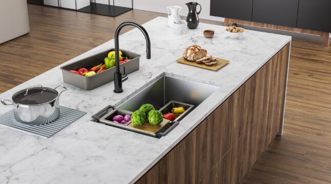 FRANKE - Cube Workcenter Sink - stainless steel
