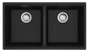 FRANKE - Maris Undermount Double Sink - matte black