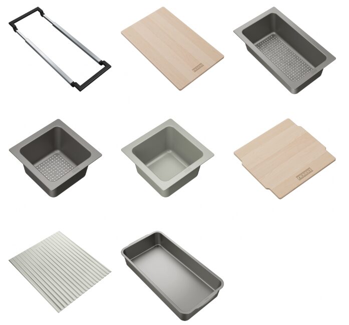 FRANKE - Cube Workcenter Sink - stainless steel