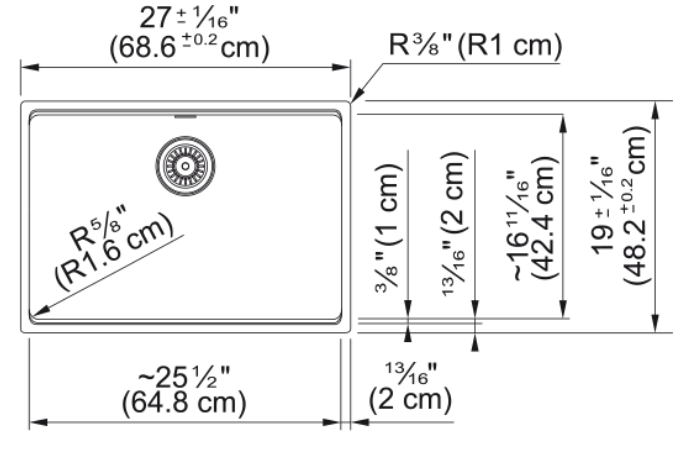 FRANKE - Maris Undermount Sink - stone grey