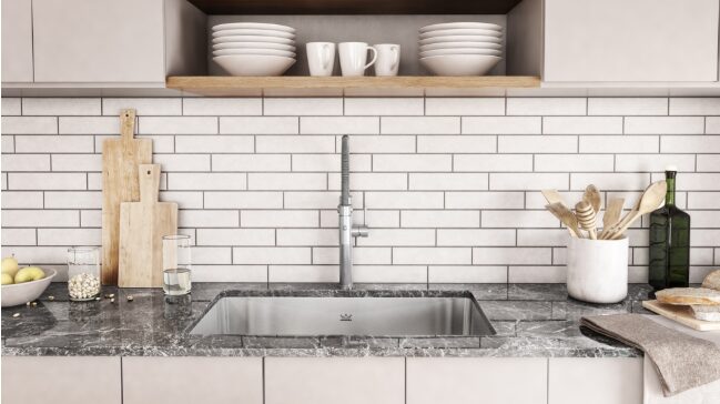 KINDRED Brookmore Undermount Sink 30.6-in x 18.2-in