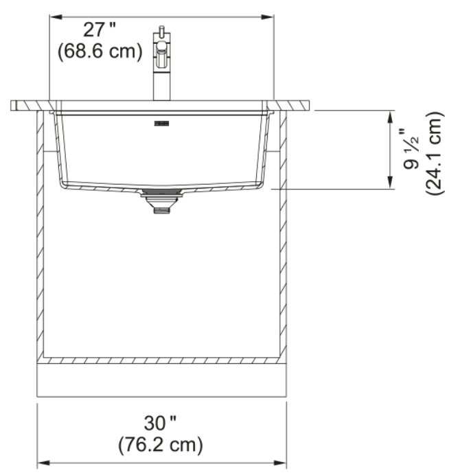 FRANKE - Maris Undermount Sink - stone grey