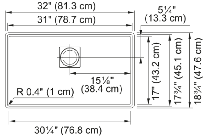 FRANKE - Peak Undermount Sink - stone grey