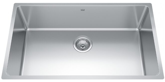 KINDRED Brookmore Undermount Sink 30.6-in x 18.2-in